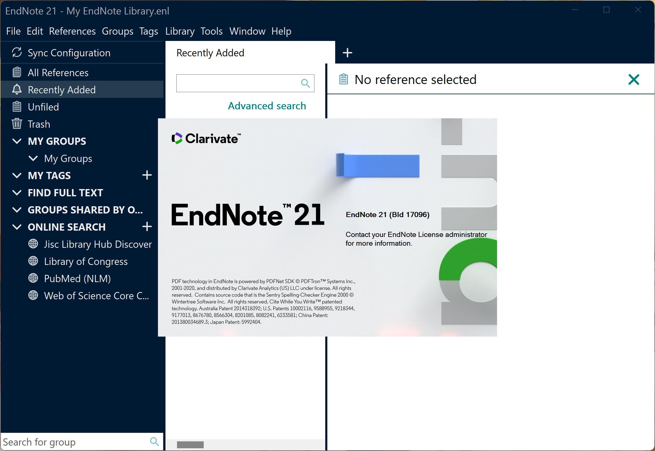 EndNote 21(文献管理软件) v21.3.0.17918 英文永久使用