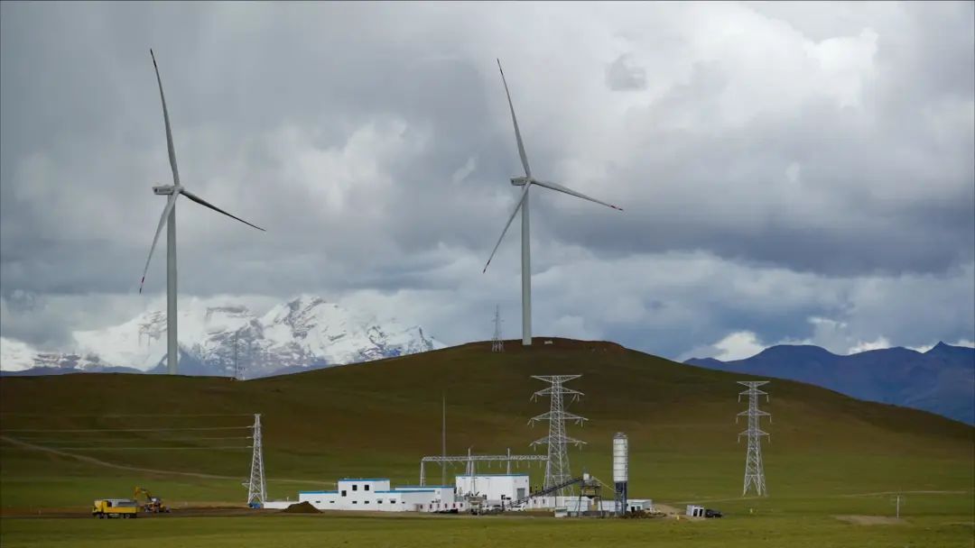三峡西藏措美哲古风电场世界最高海拔风电场，发电量突破1亿度！