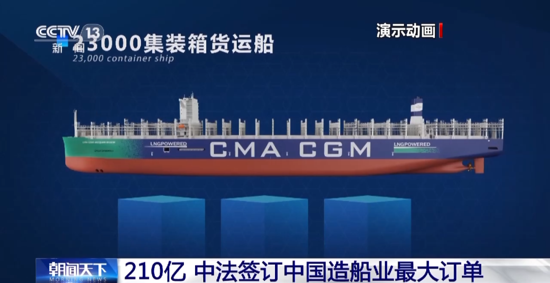 210多亿元人民币！中国造船业最大订单