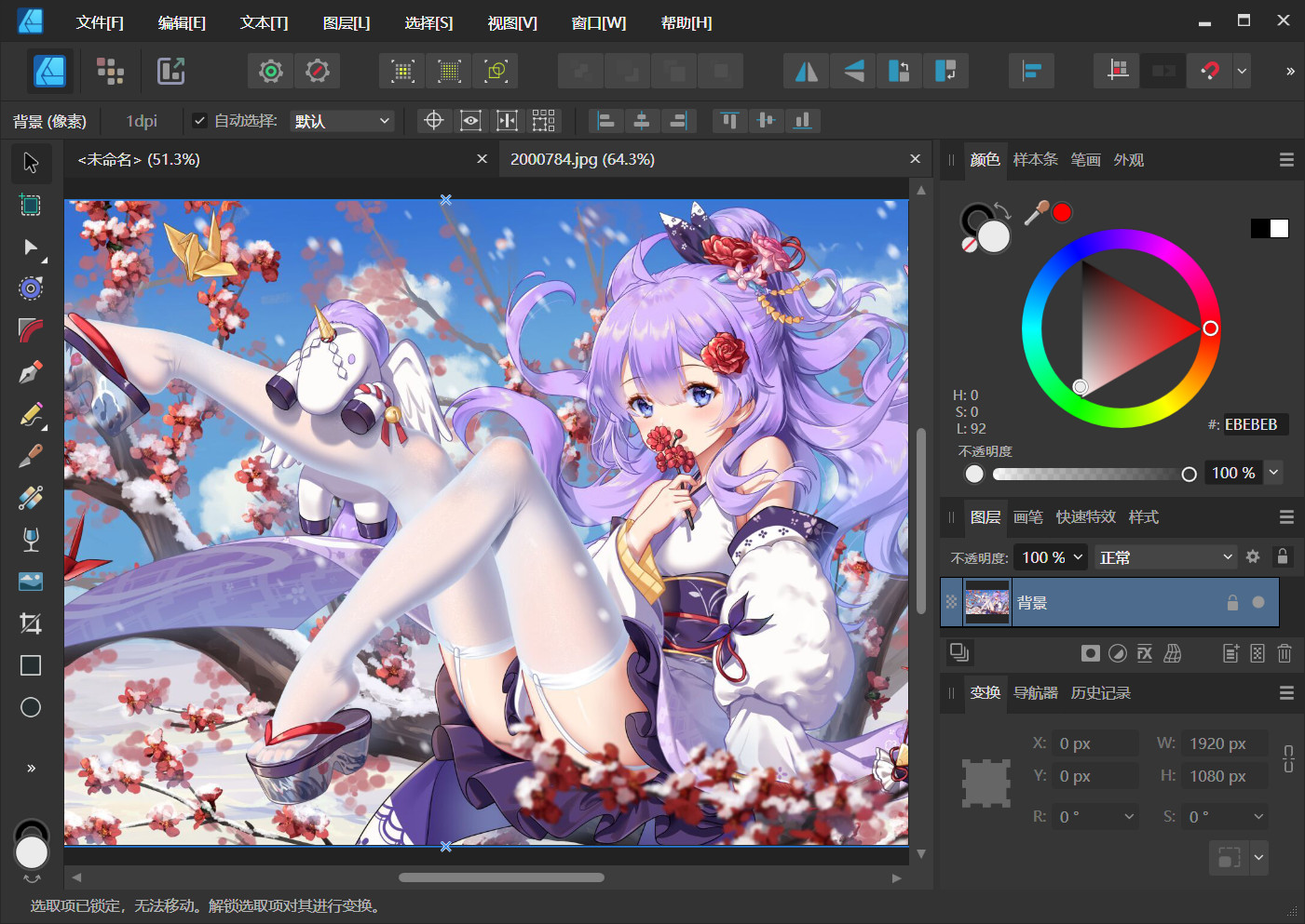 Affinity Designer(矢量图绘制工具)v2.4.1.2344 中文直装永久使用