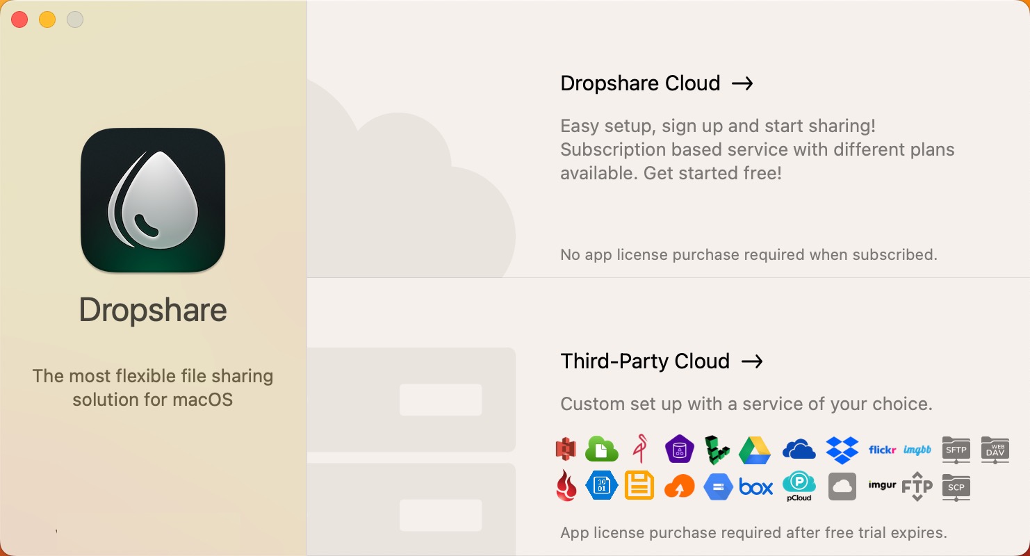 Dropshare for Mac文件共享软件 V5.42英文版