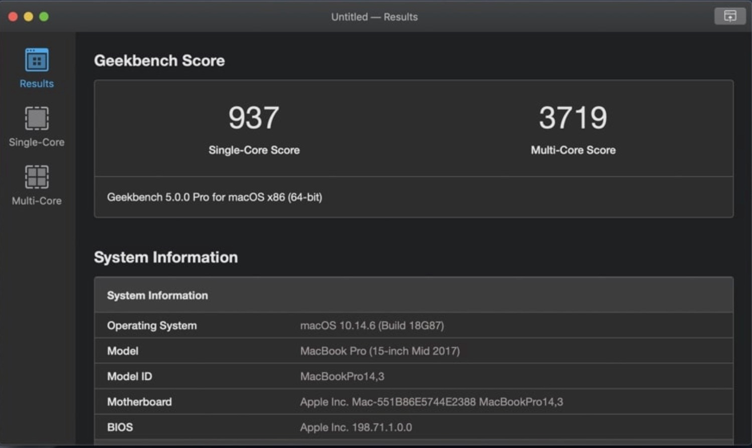 Geekbench Mac 跑分软件 V6.2.2英文版