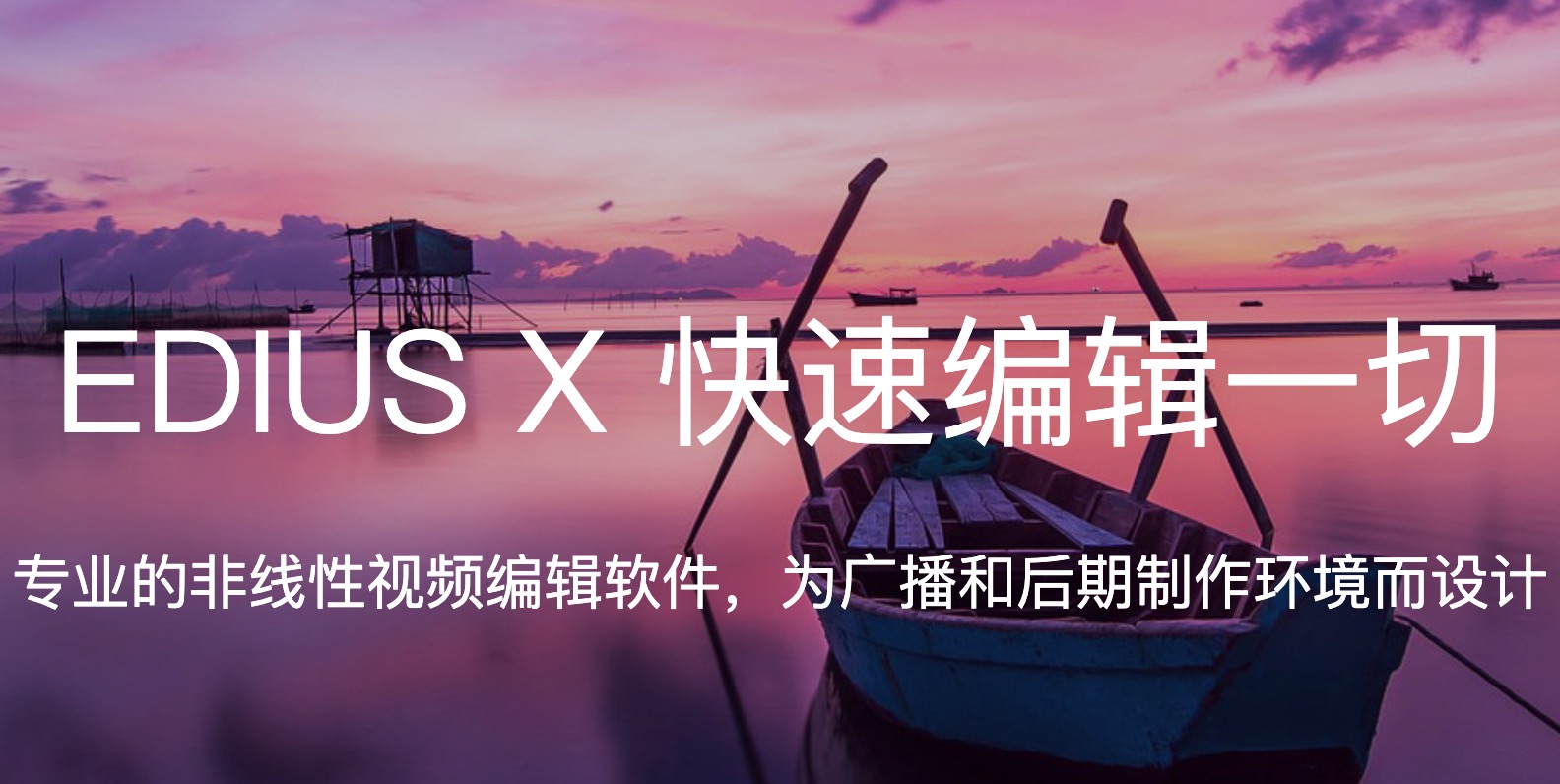 EDIUS X 简体中文【专业版+Win+盒装】