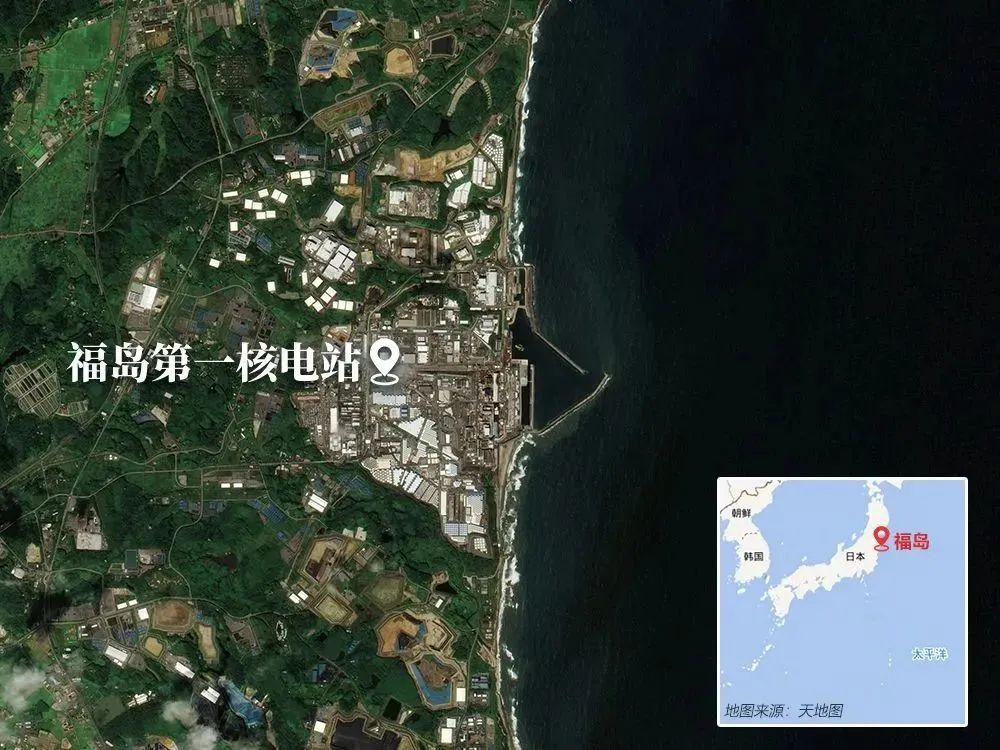 触目惊心！日本福岛核电站储存巨量核污染水，最新卫星图