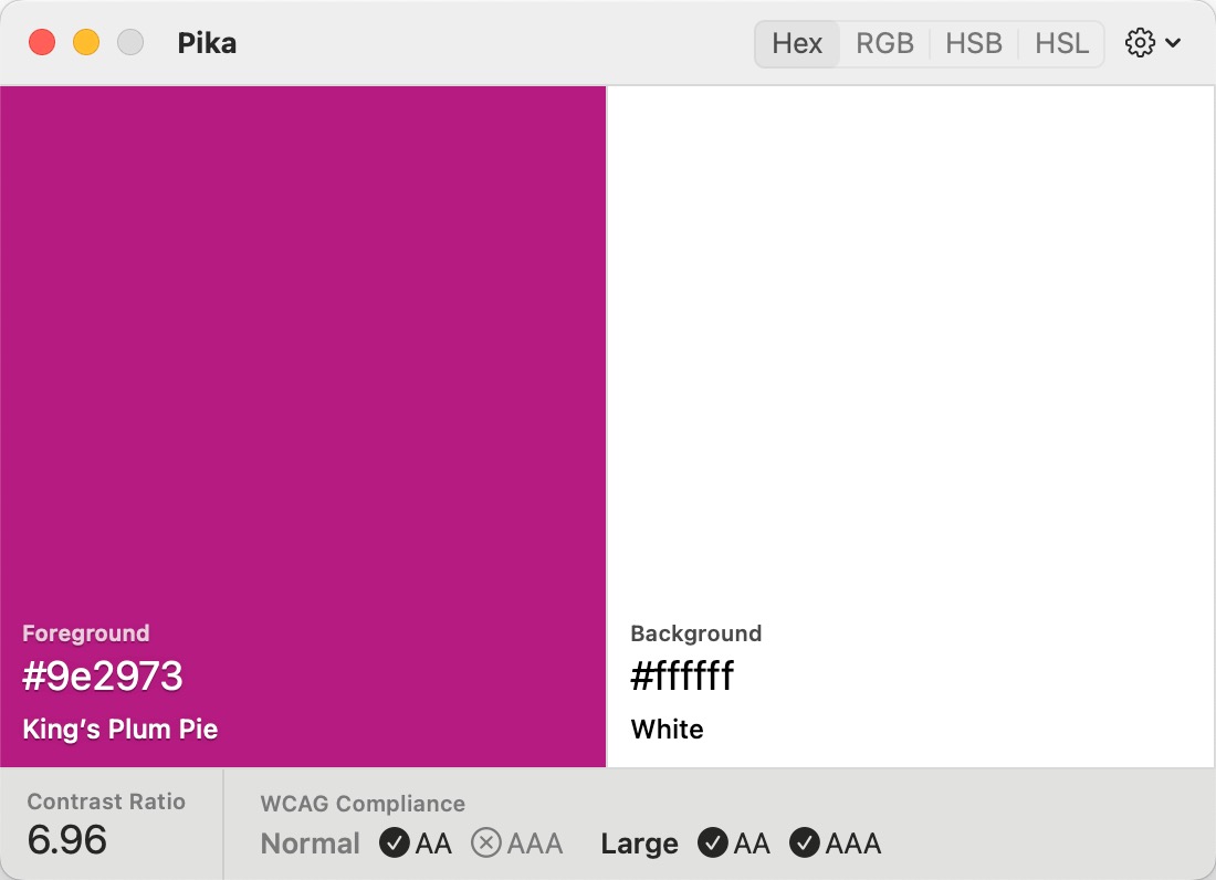 Pika for mac(屏幕拾色器) 0.0.16 英文免费版