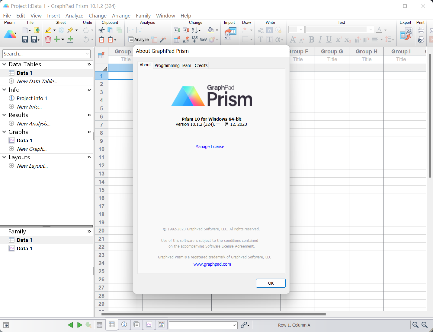 GraphPad Prism 10(科研医学数据绘图分析) 10.2.2.397 英文激活版