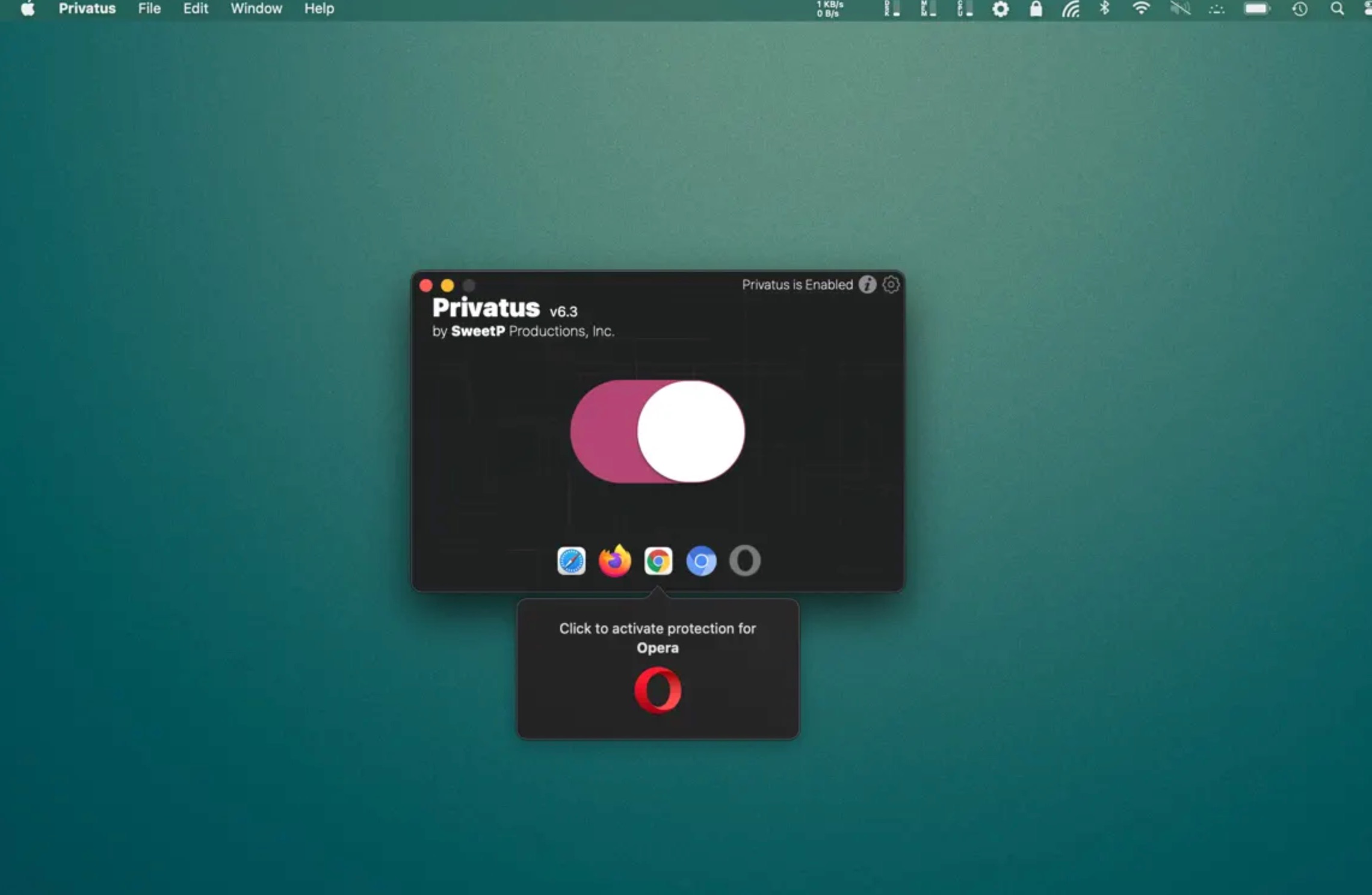 Privatus for Mac(网页缓存清理工具) v7.2英文激活版
