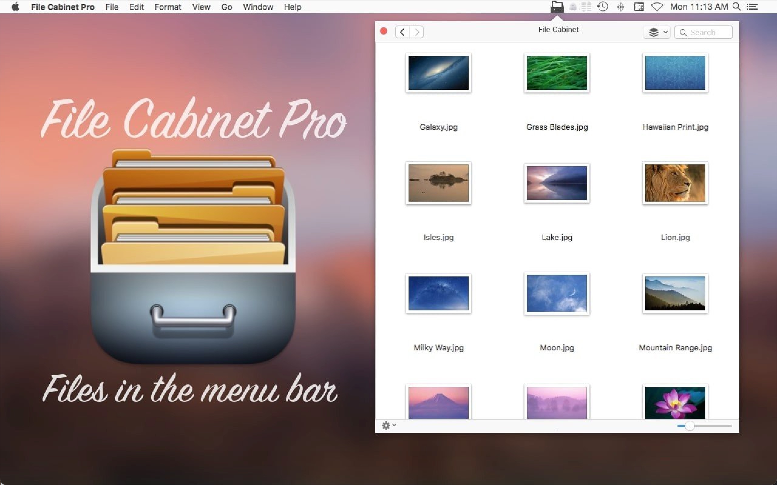 File Cabinet Pro for mac(菜单栏的文件管理器) v8.6.4英文激活版