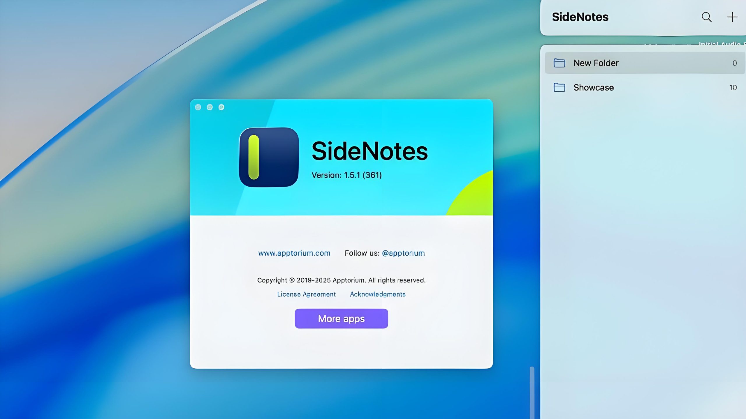 SideNotes for Mac(mac小巧笔记软件) v1.5.2英文激活版