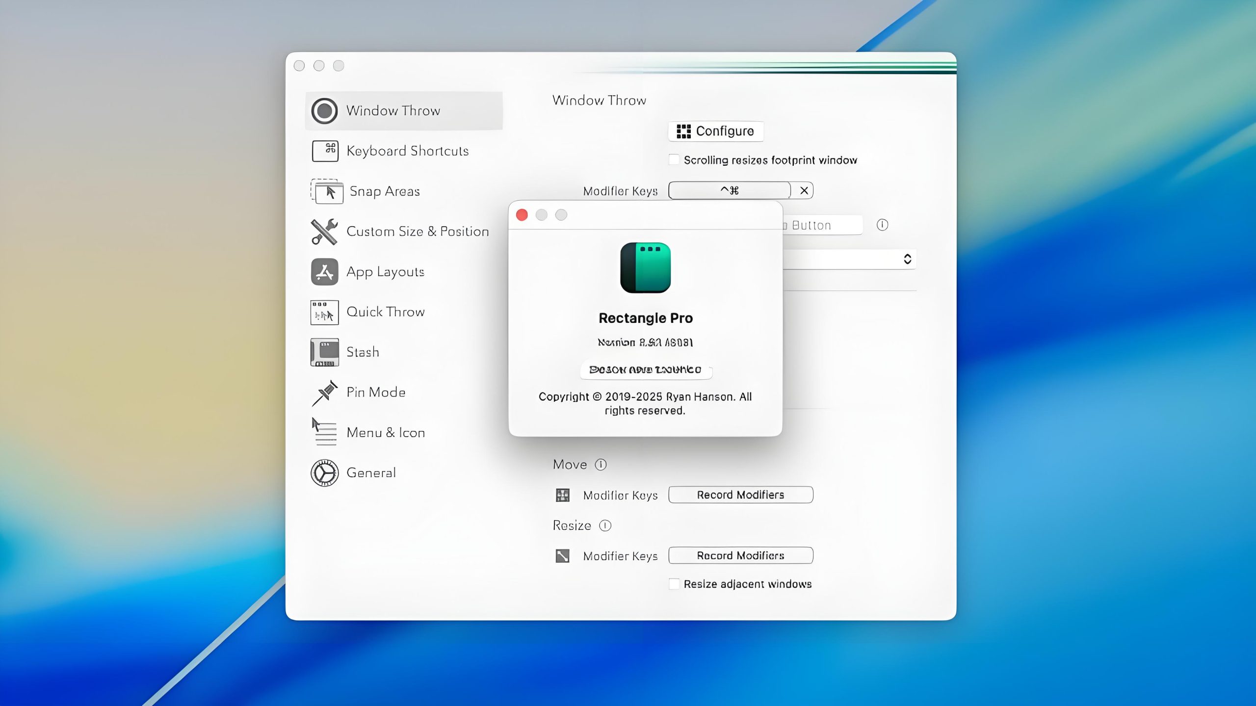 Rectangle Pro for Mac(光标快速移动和管理窗口的工具) v3.62英文激活版