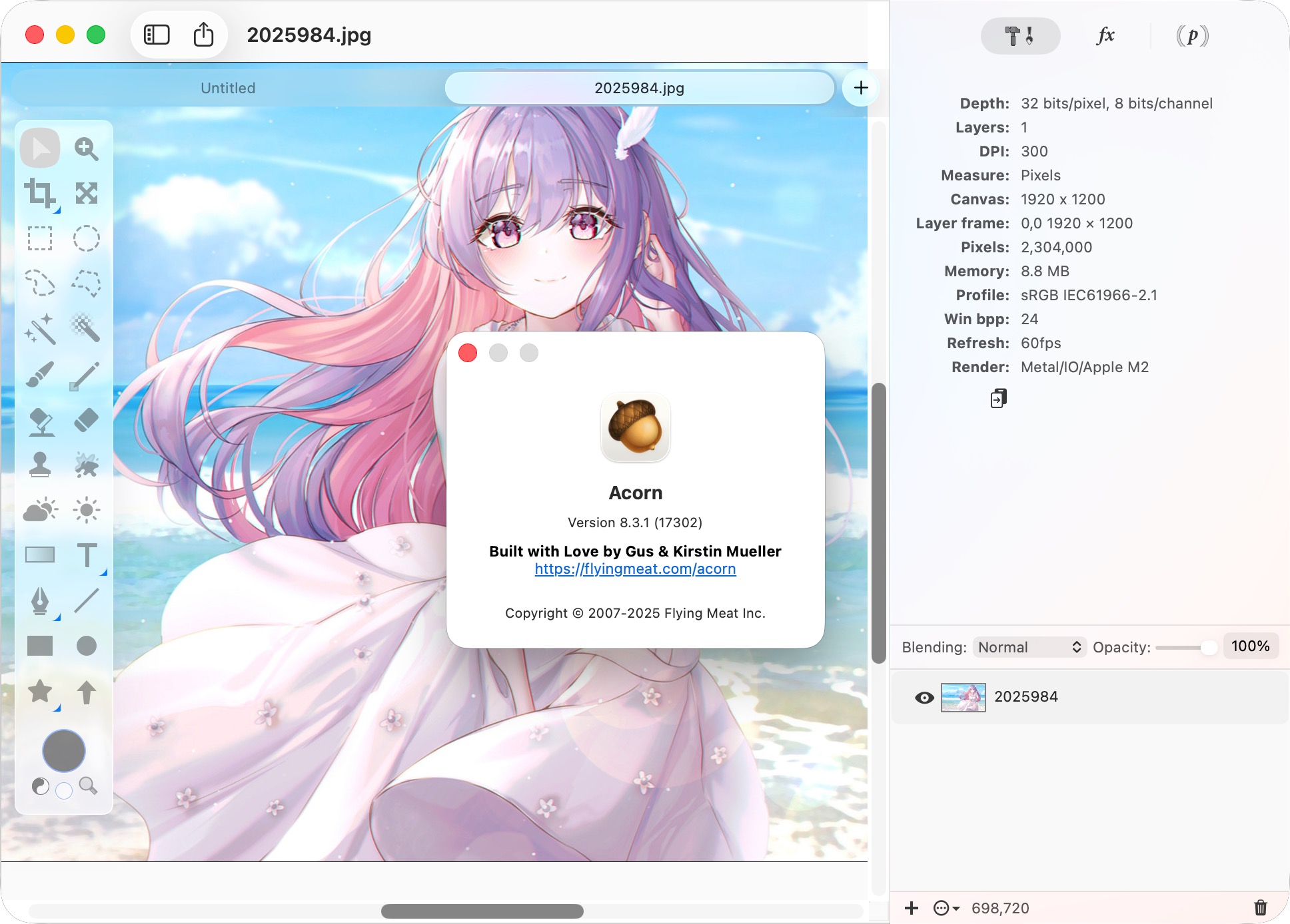 Acorn for Mac(mac图像处理软件) v8.3.1英文直装版
