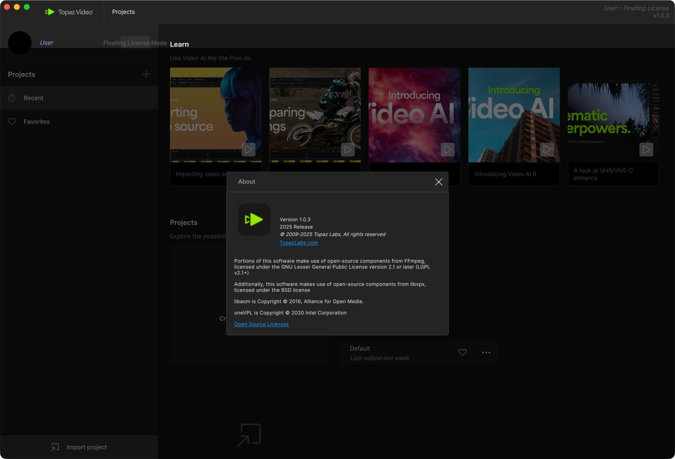 Topaz Video for mac(视频增强软件) v1.0.3 英文激活版