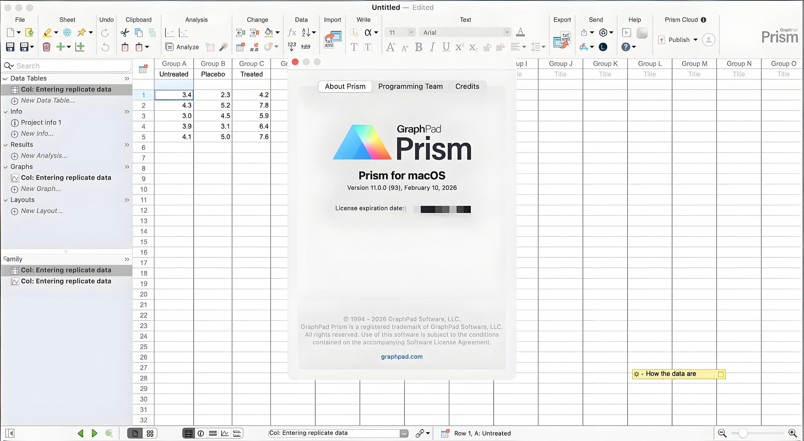 GraphPad Prism 11 for mac(医学绘图分析软件 )  11.0.0(93) 英文免激活版